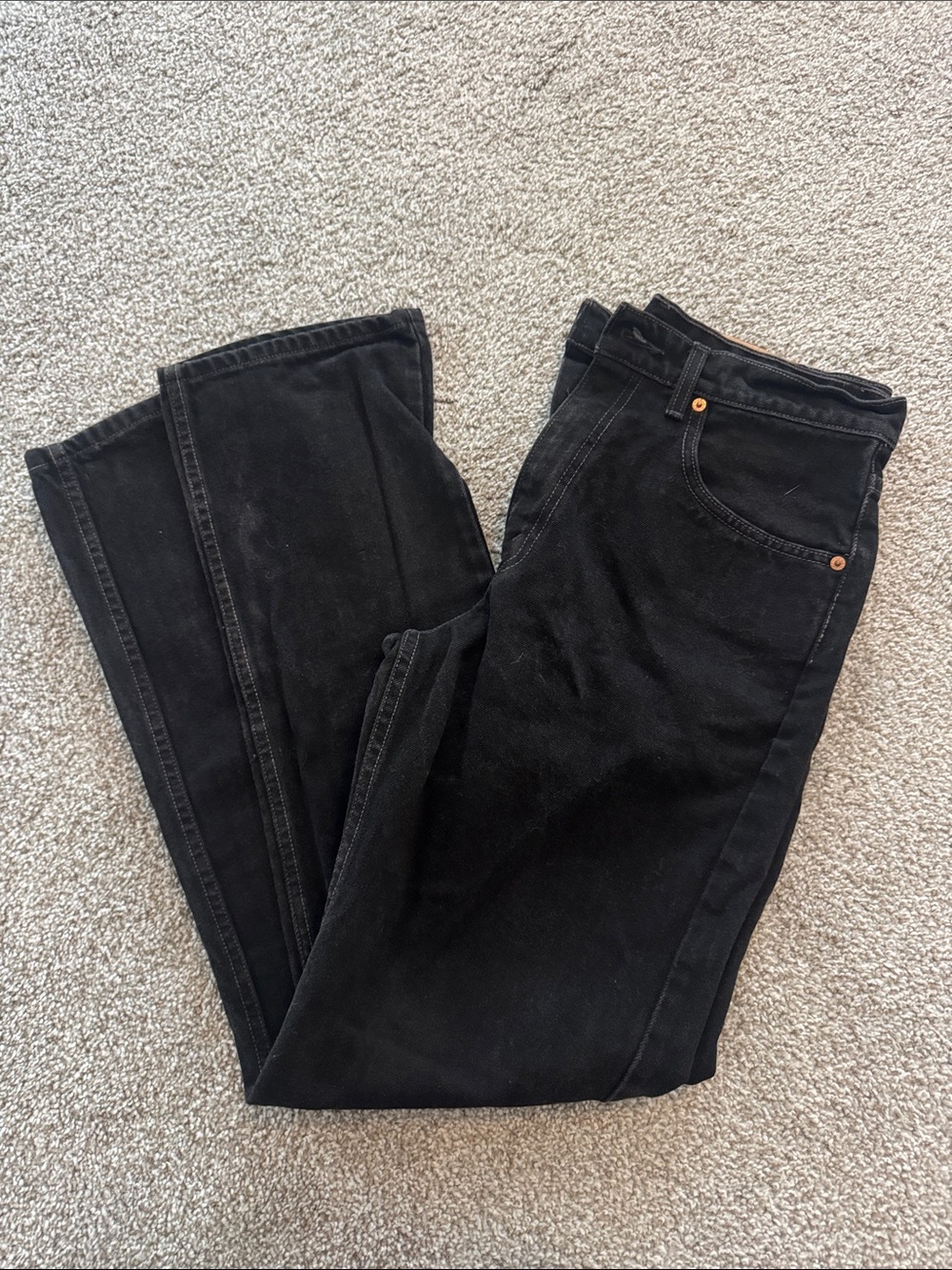 Levi's Black Straight-Leg Women's Jeans